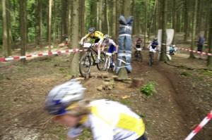 Felix in der Abfahrt