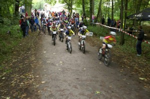 Start der U11 in Halle; Hier auf Zwei und Drei Freddi und Niclas