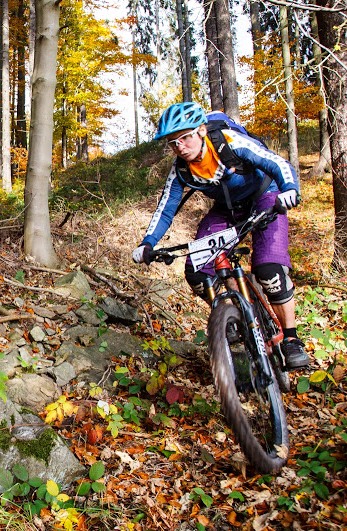 Yvonne auf der Sieger"straße" 