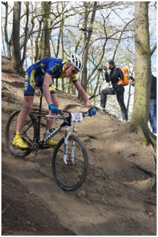 Pascal in einer der vielen technischen Abfahrten in Teplice