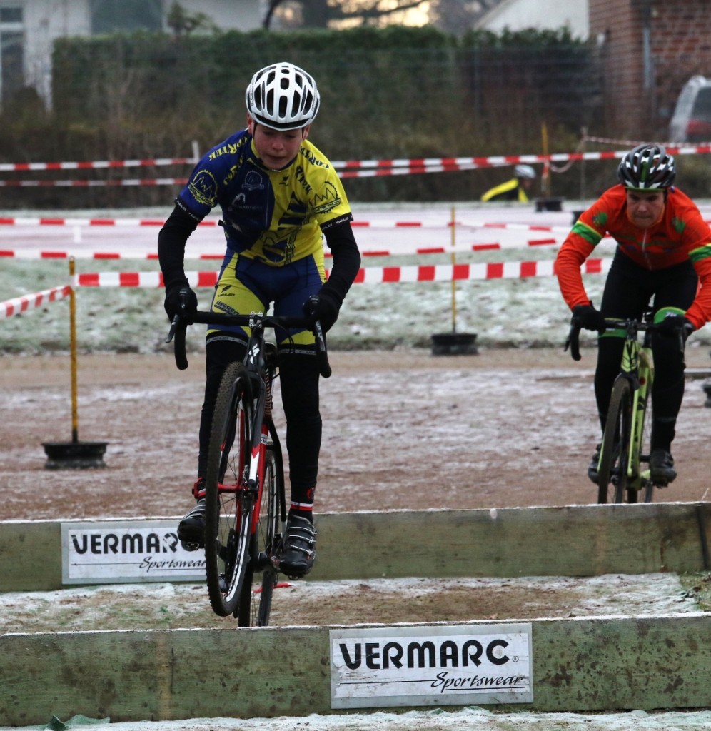 Gregors "Spezialität": Bunnyhops über die Hürden