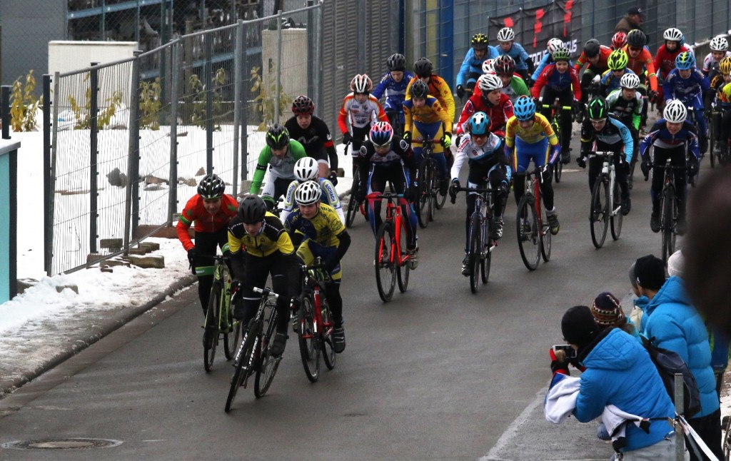 Start der U15- Gregor hier noch auf Rang Zwei 