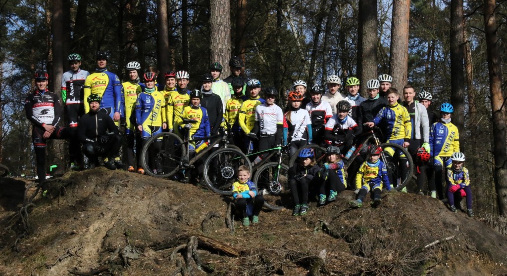 Das MTB Team Sachsen-Anhalt in der Dübener Heide