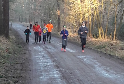 Nur mässig beliebt: Wecken um Sieben, dann Waldlauf- ist ja Trainingslager...