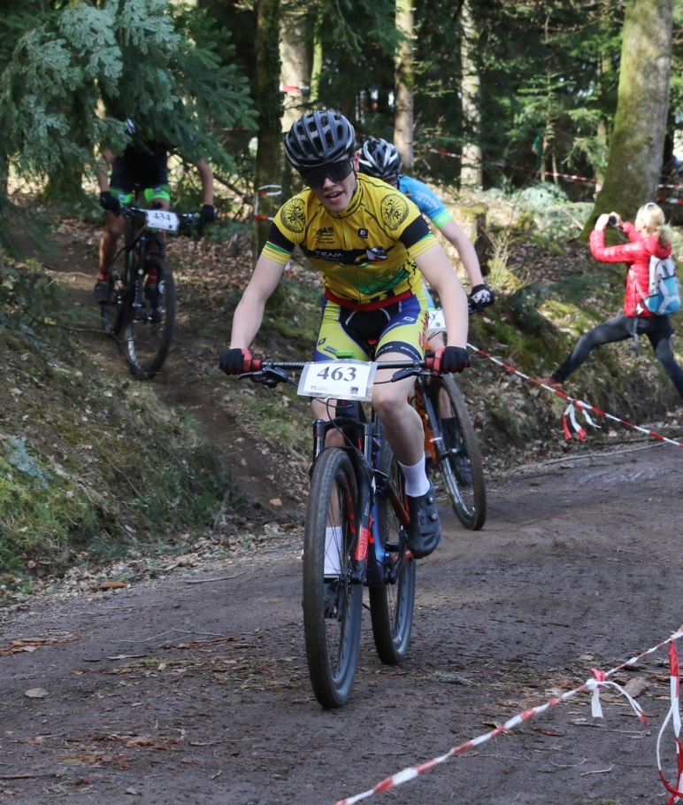 Johan beim XCO