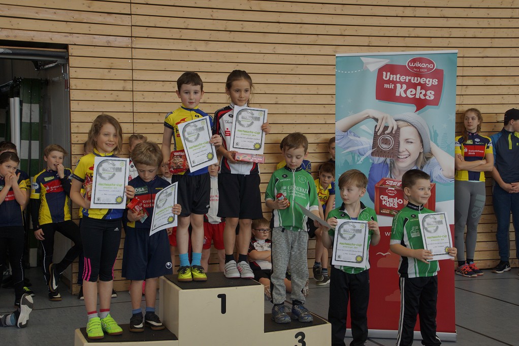 Luis wird Sieger in der U9, Hanna Reuland Zweite.