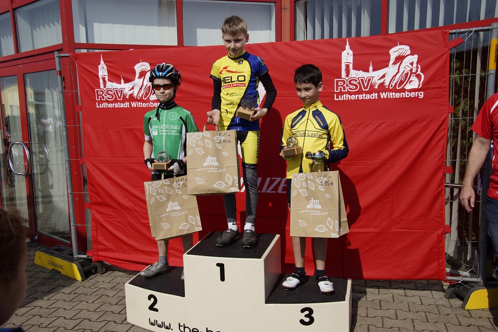 Paul gewinnt das U11-Rennen
